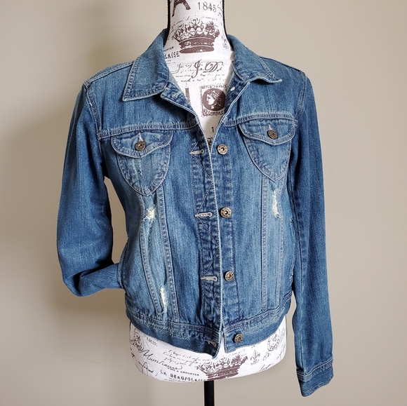 EUC Mudd medium wash denim jacket - Picture 2 of 5